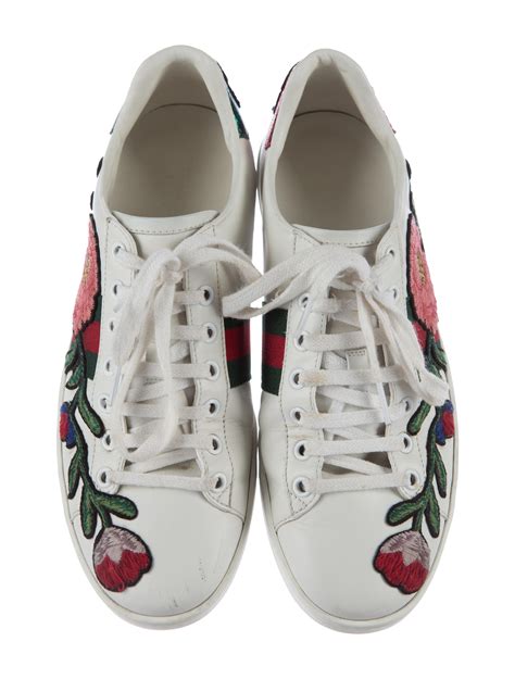 gucci ace embroidered trainers|Gucci ace sneakers on sale.